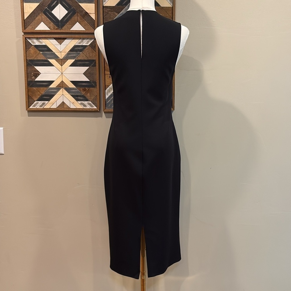 Ralph Lauren Collection 2-Piece Silk Blend Sleeveless Dress with Long Vest sz 4 - Picture 7 of 16